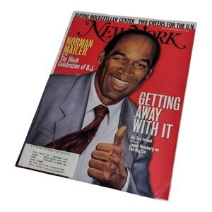 New York Magazine 10/16/1995 O.J. Simpson Getting Away With It Norman Mailer
